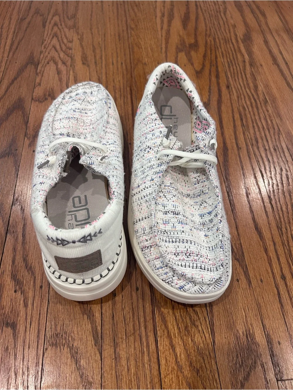 Hey Dude Wendy Sox Canvas Slip-On Shoe - 9
